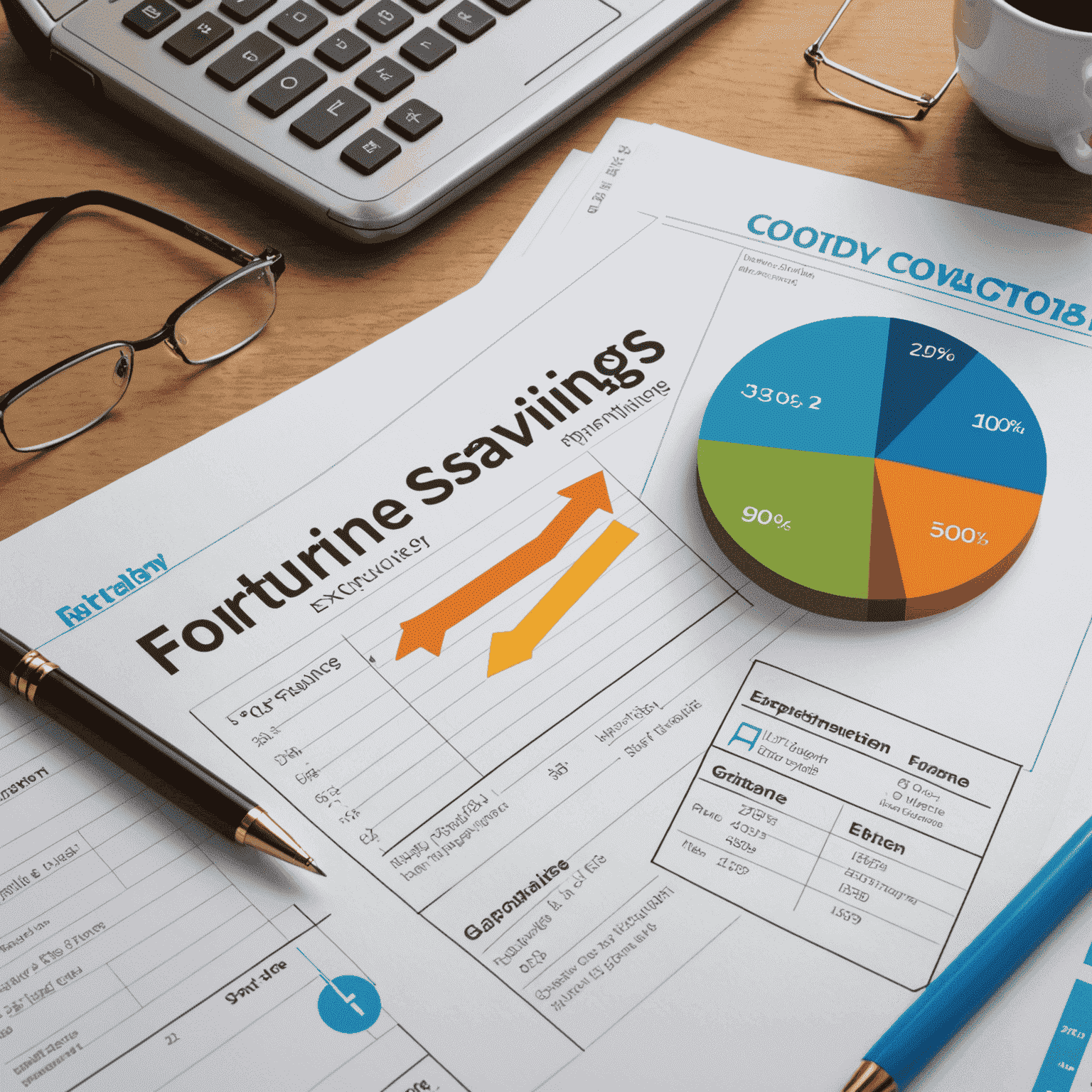 Graph showing cost savings and efficiency improvements for a Fortune 500 company, with Alliant Consulting logo